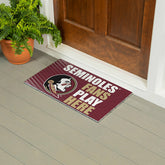 Florida State University Fan Mat, 28"x16", Collegiate