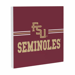Florida State University Wood Wall Sign, 12x12, Collegiate, Home