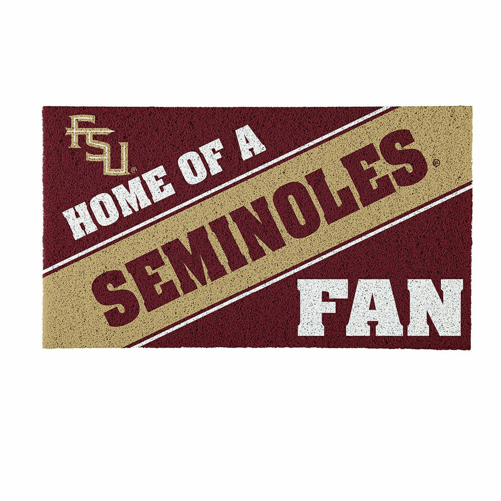 Florida State University, PVC Mat COLOR, Home of a Fan, Collegiate