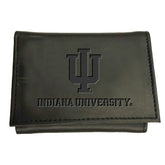 Indiana University, Tri-Fold Wallet, Black, Collegiate, Home