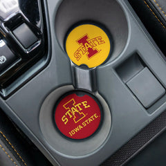 Iowa State University Car Coaster Set, 2pc, Collegiate, Home