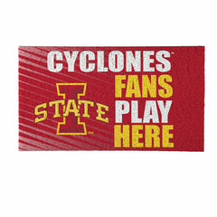 Iowa State University Fan Mat, 28"x16", Collegiate