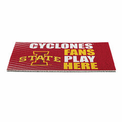 Iowa State University Fan Mat, 28"x16", Collegiate