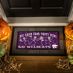 Kansas State University,University of Kansas Flocked Coir Halloween Sa, Collegiate