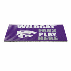 Kansas State University Fan Mat, 28"x16", Collegiate