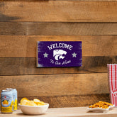 Kansas State University Wood Wall Sign, 6x11, Collegiate, Home