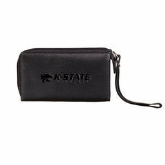 Wristlet Wallet, Black, Kansas State University, Collegiate, Home