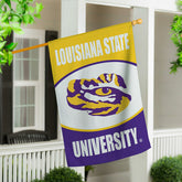 Louisiana State University Suede Flag, House, Collegiate, Home