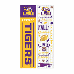 46" Double Sided Leaner, Louisiana State University, Fall Seasonal, Collegiate, Home