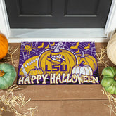Louisiana State University Halloween PVC Mat, 28"x16", Collegiate