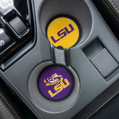 Louisiana State University Car Coaster Set, 2pc, Collegiate, Home