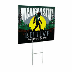 Michigan State University Yard Sign, Bigfoot, Collegiate, Home
