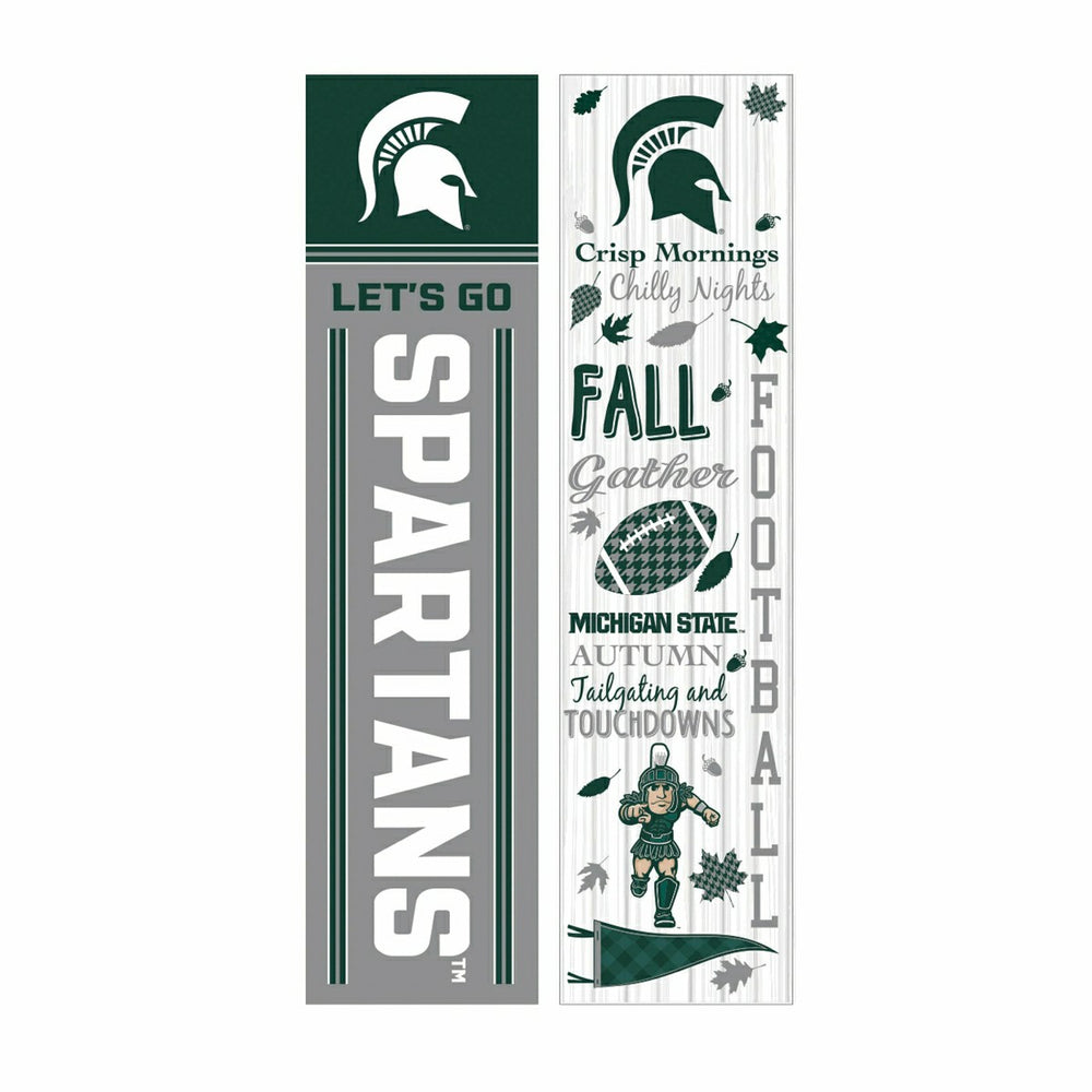 46" Double Sided Leaner, Michigan State University, Fall Seasonal, Collegiate, Home