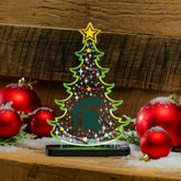 Michigan State University College Holiday Tree Desklite LED Decor, Collegiate, Home