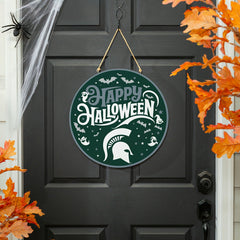 Michigan State University Halloween Round Door Décor with Hanging Rope, Collegiate, Home