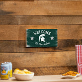 Michigan State University Wood Wall Sign, 6x11, Collegiate, Home