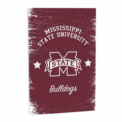 Mississippi State University Wood Wall Sign, 16x24, Collegiate, Home