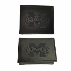 Mississippi State University, Bi-Fold and Tri-Fold Wallet Gift Set, Bl, Collegiate, Home
