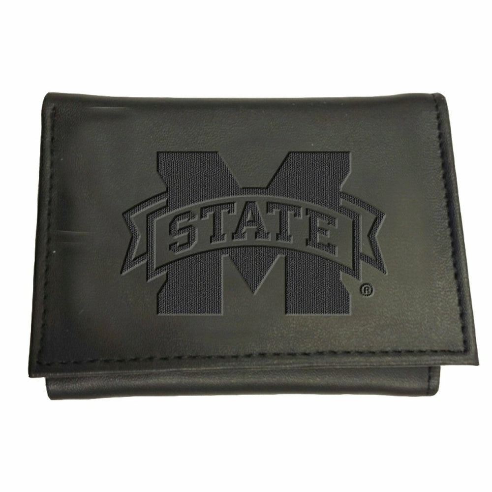 Mississippi State, Tri-Fold Wallet, Black, Collegiate, Home