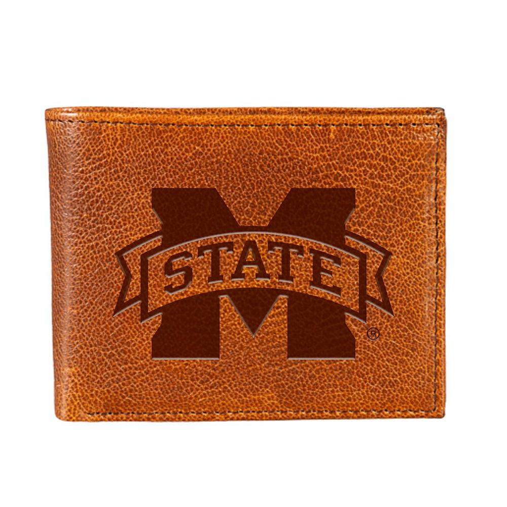 Mississippi State University, Embossed 100% Genuine Tumbled Leather Pa, Collegiate, Home