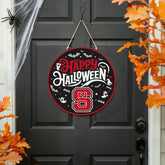 North Carolina State University Halloween Round Door Décor with Hangin, Collegiate, Home
