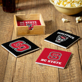 North Carolina State University Coasters and Caddy Set, Collegiate, Home
