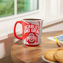 Ohio State University, 14oz Ceramic Cup of Awesome with Matching Box, Collegiate, Home