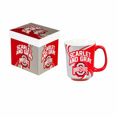 Ohio State University, 14oz Ceramic Cup of Awesome with Matching Box, Collegiate, Home