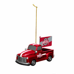 Ohio State University Rally Truck Ornament, Set of 2, Collegiate, Home