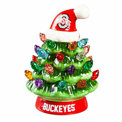 4" Mini LED Tabletop Christmas Tree, Set of 2, Ohio State University, Collegiate, Home