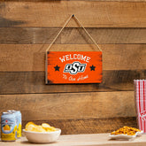 Oklahoma State University Wood Wall Sign, 6x11, Collegiate, Home