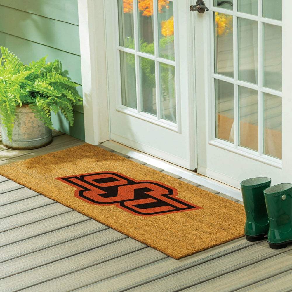 Oklahoma State University Extra Large Full Color Coir Mat, 60"x24", Collegiate