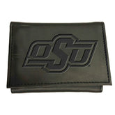 Oklahoma State University, Tri-Fold Wallet, Black, Collegiate, Home