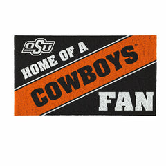 Oklahoma State University, PVC Mat COLOR, Home of a Fan, Collegiate
