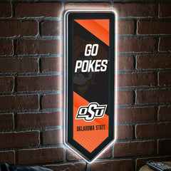 LED Wall Decor, Pennant, Oklahoma State University, Collegiate, Home