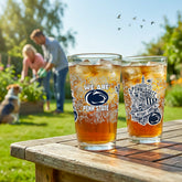 Penn State 16oz Glass pint, Set of 2, Collegiate, Home