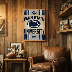 Penn State, Canvas Wall Tapestry, Medium, 36x24, Collegiate, Home