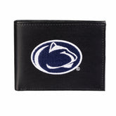 Penn State Black Bi-Fold Embroidered Wallet w/ RFID Blocking, Collegiate, Home