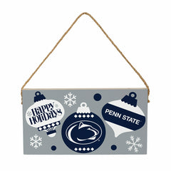 Penn State Holiday Wood Wall Sign, 6x11, Collegiate, Home