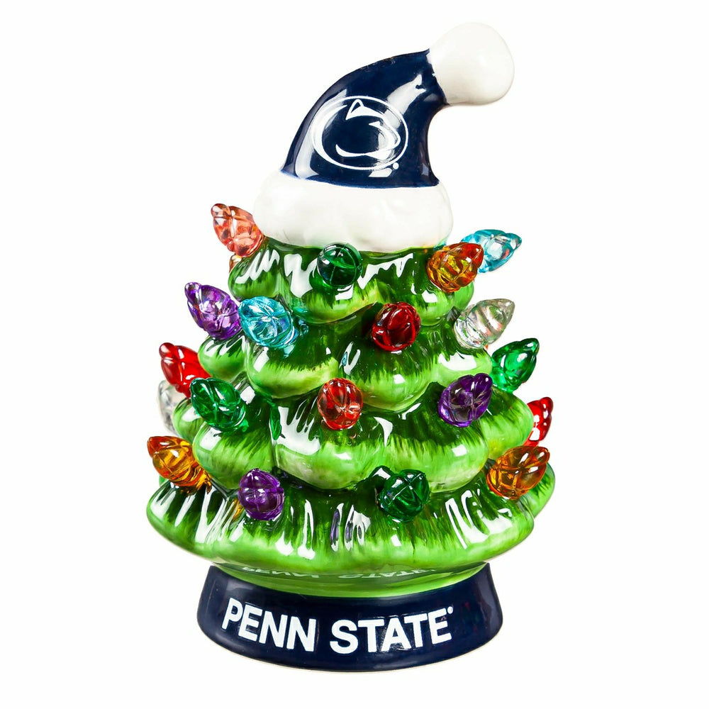 4" Mini LED Tabletop Christmas Tree, Set of 2, Penn State, Collegiate, Home