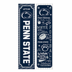 46" Double Sided Leaner, Penn State, Winter Seasonal, Collegiate, Home