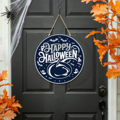Penn State Halloween Round Door Décor with Hanging Rope, 18x18, Collegiate, Home