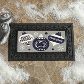 Penn State Holiday Flocked Coir Sassafras Switch Mat, 22"x10", Collegiate