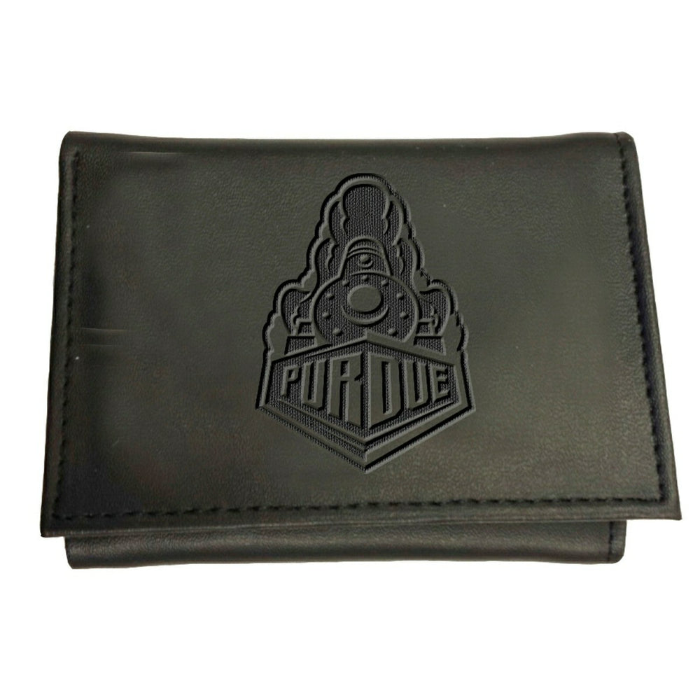 Purdue University, Tri-Fold Wallet, Black, Collegiate, Home