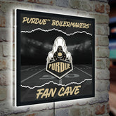Purdue University 23"H x 23"L LED Wall Decor, Edgelite, Square, Collegiate, Home