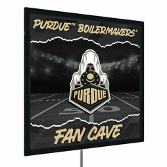 Purdue University 23"H x 23"L LED Wall Decor, Edgelite, Square, Collegiate, Home