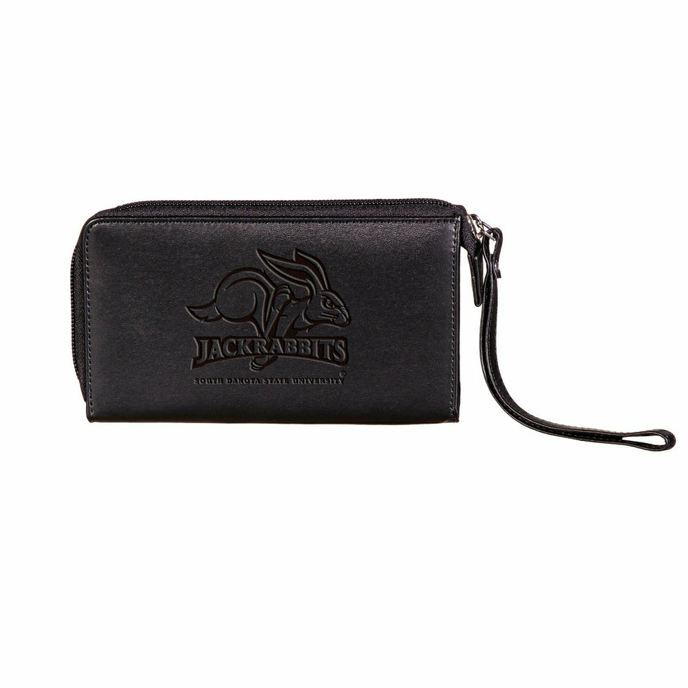 Wristlet Wallet, Black, South Dakota State University, Collegiate, Home