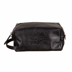 South Dakota State University, Embossed Toiletry Bag, Black, Collegiate, Home