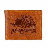 South Dakota State University, Embossed 100% Genuine Tumbled Leather P, Collegiate, Home