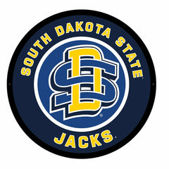 LED Wall Decor, Round, South Dakota State University, Collegiate, Home